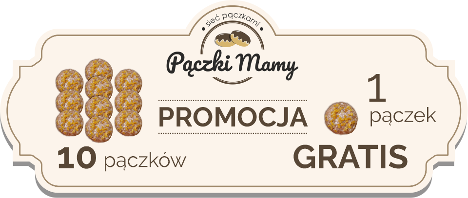 PROMOCJA - Pączki Mamy - 10 + 1 gratis